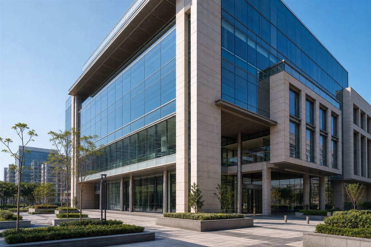 Contemporary commercial office building